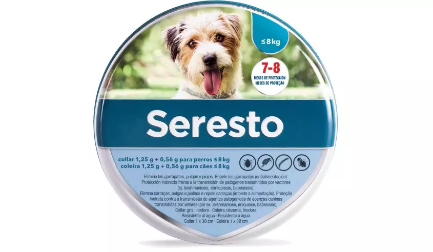 SERESTO COLLAR PERRO PEQUEÑO -8 KG