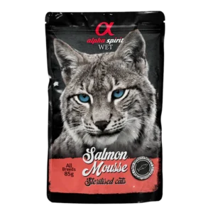SOBRE GATOS ESTERIZADOS MOUSSE DE SALMÓN 24 UDS X 85GR (copia)