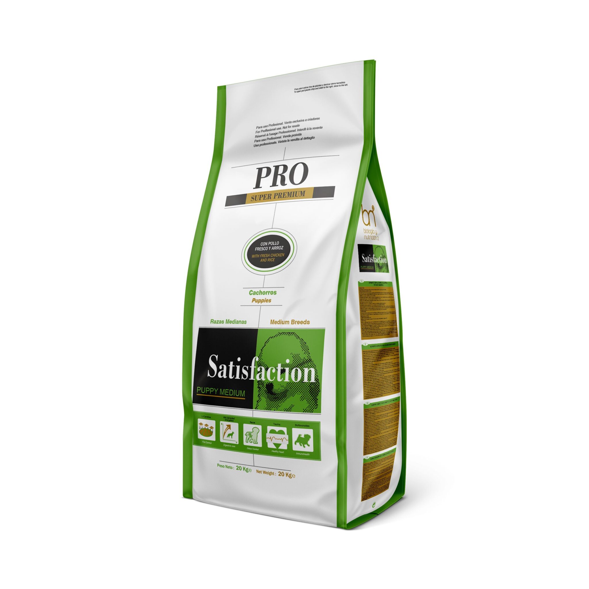 SATISFACTION PRO PUPPY MEDIUM 20KG