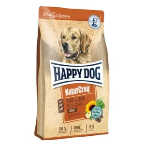 Happy Dog NaturCroq con vacuno y arroz 15KG