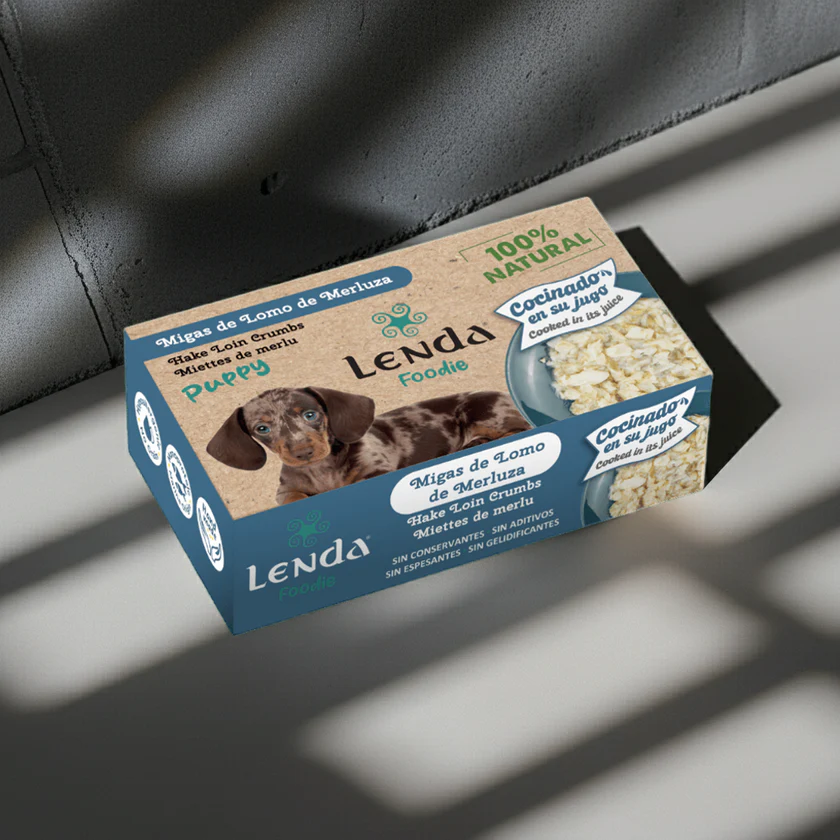 Lenda Foodie Puppy Migas de lomo de Merluza120G